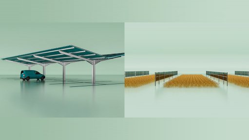 Image of Schletter’s SunRide carport and SolFarm Agri-PV systems