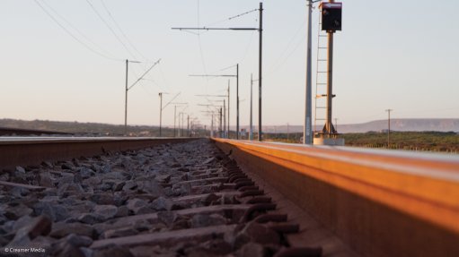A railway line