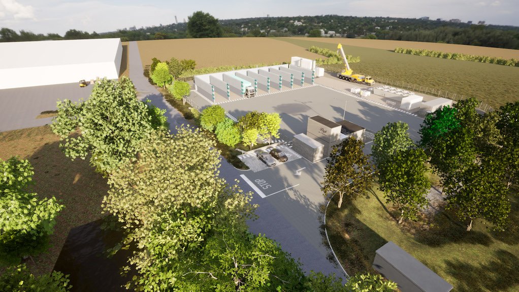 Artists impression of Lhyfe Occitanie production facility