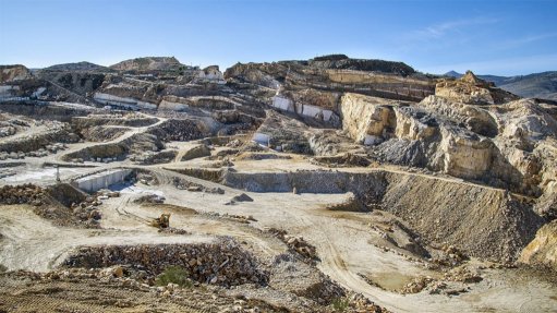 the Colluli potash project in Eritrea in a stark dry landscpe