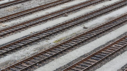 Image shows rail lines
