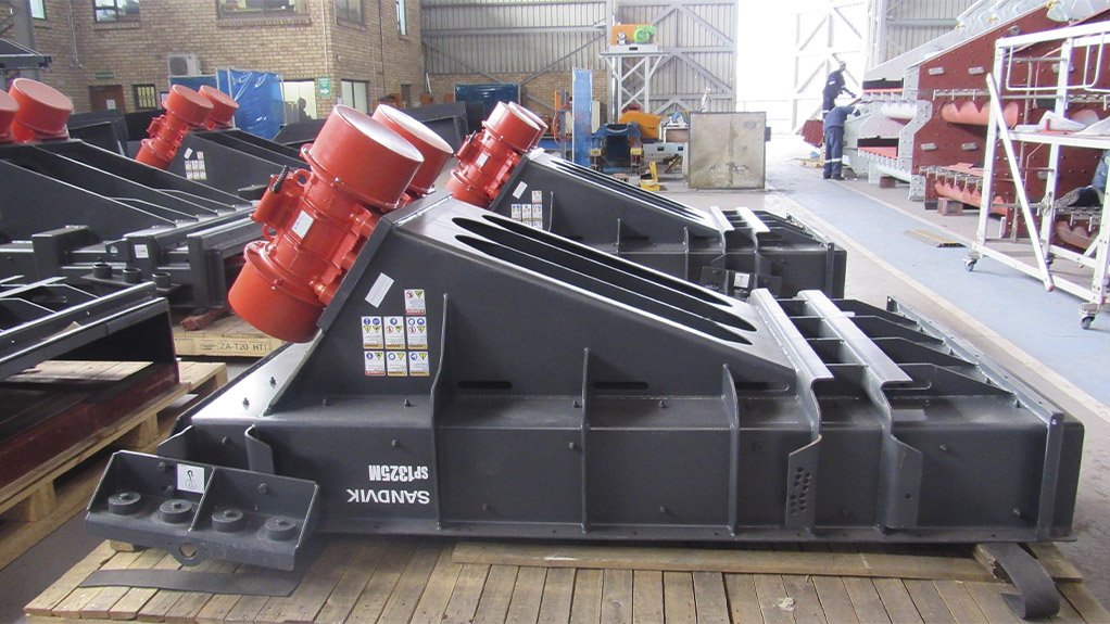 The Sandvik screen package included the supply of five feeders