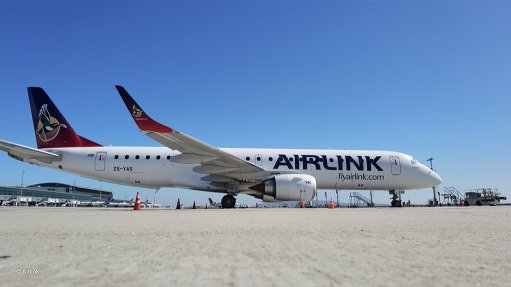 An Embraer E190 of Airlink