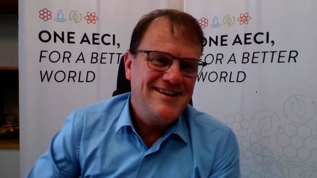 AECI Group CE and Executive Director Holger Riemensperger.