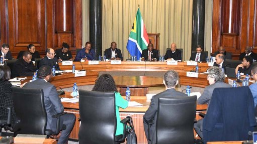 The August 1 meeting of South African Presidency and various government departments, with Business Unity South Africa, Business for South Africa, and Business Leadership South Africa 