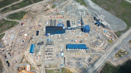 An overview of the plant construction site in July 2023.