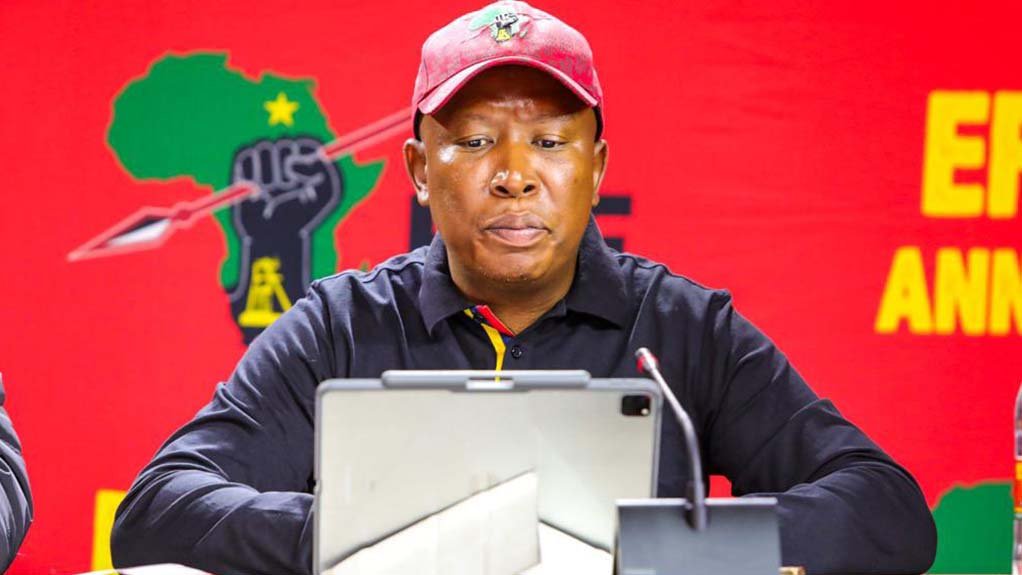 Image of EFF leader Julius Malema
