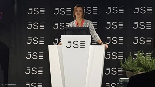 An image of JSE group CEO Leila Fourie