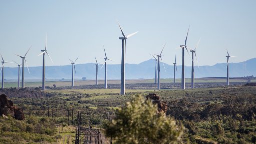 Image of wind farm in South Africa