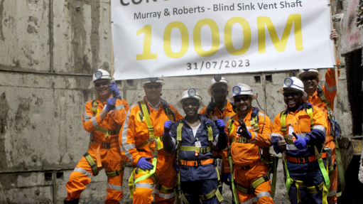Murray & Roberts Cementation reaches monumental milestone on PMC vent shaft