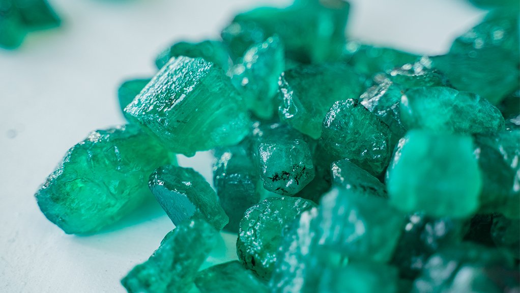 The auction saw the company offer its latest mid-high grade rough emeralds from its flagship Grizzly emerald mine in Zambia