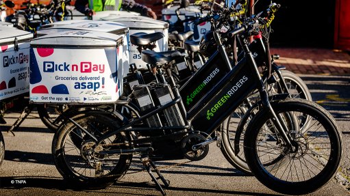 Image of the Green Riders bike fleet