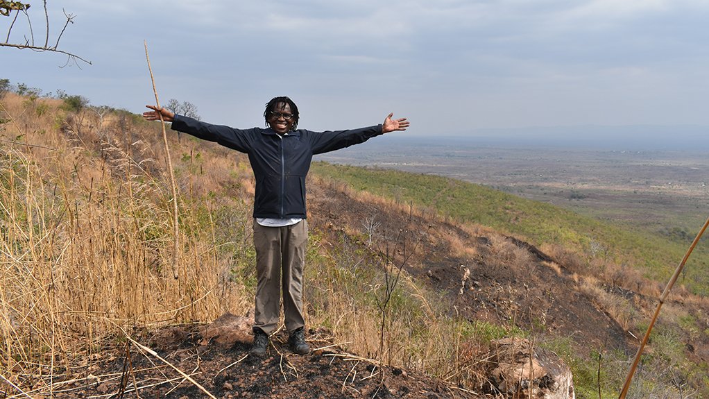 An image of Asimwe Kabunga at the Kangankunde rare earth mining project