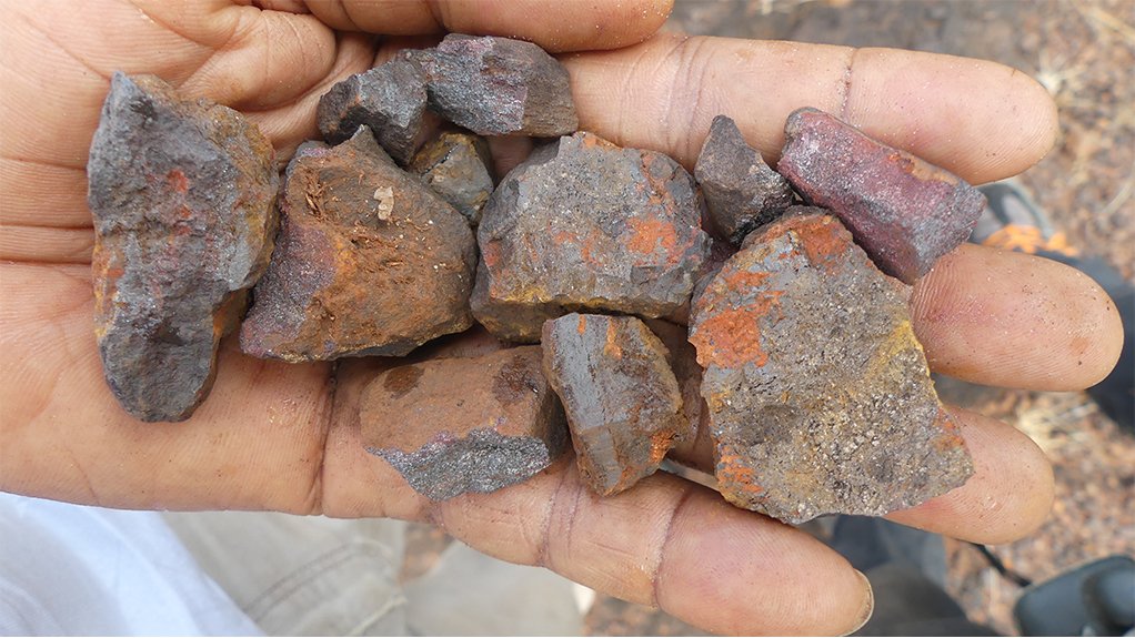 An image of samples taken at the Simandou project