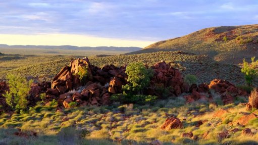 The Andover lithium project area in Western Australia.