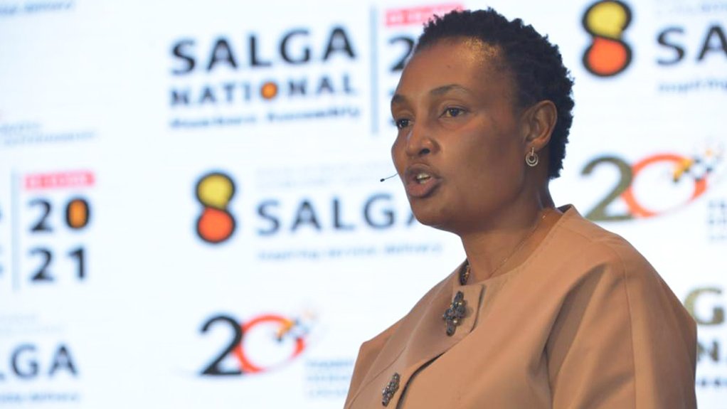 Image of SALGA Minister Thembi Nkadimeng