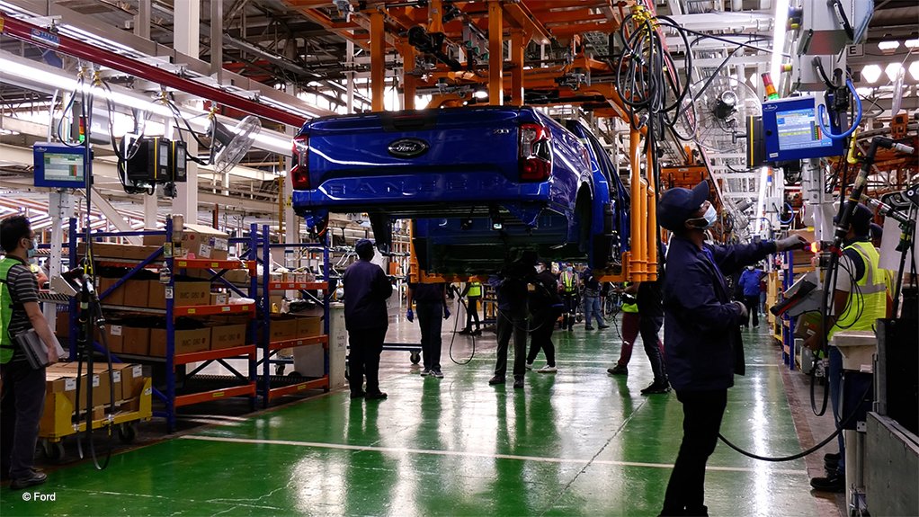 An image of the Ford assembly plant 