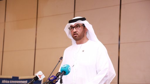 An image of COP28 president-designate Dr Sultan Al Jaber 