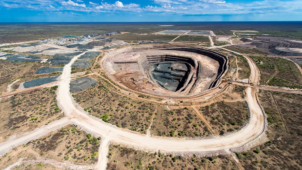 The Karowe openpit mine