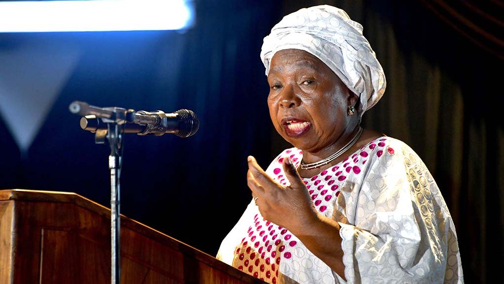 Minister in the Presidency for Women, Youth and People with Disabilities Nkosazana Dlamini-Zuma