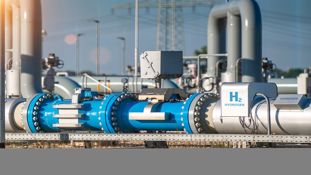Image of a hydrogen production pipeline