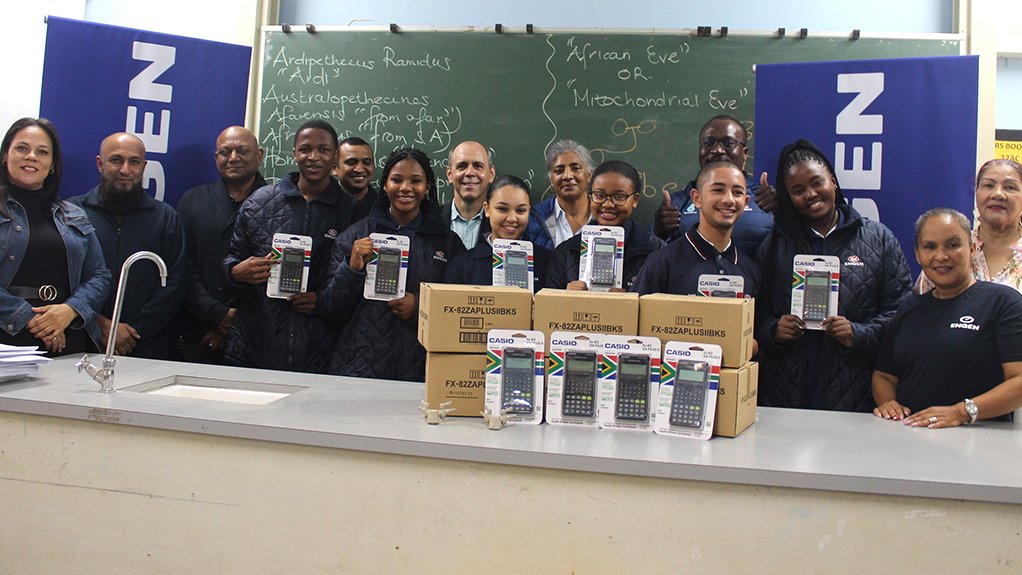 Calculator boost for South Durban Basin Engen learners
