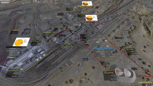 Image of mining materials plant layout