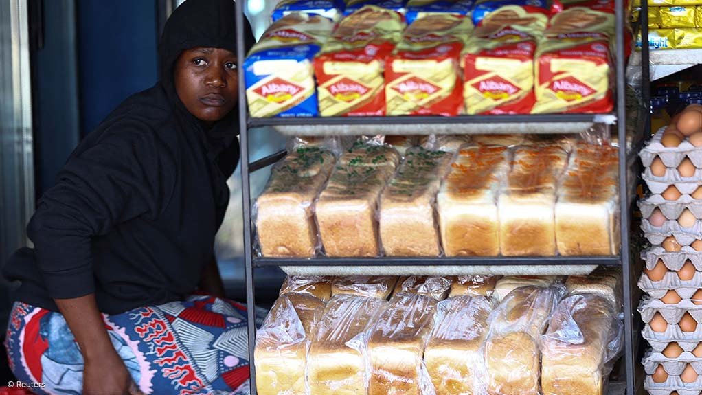 Bread, eggs being sold in a spaza shop in Gauteng