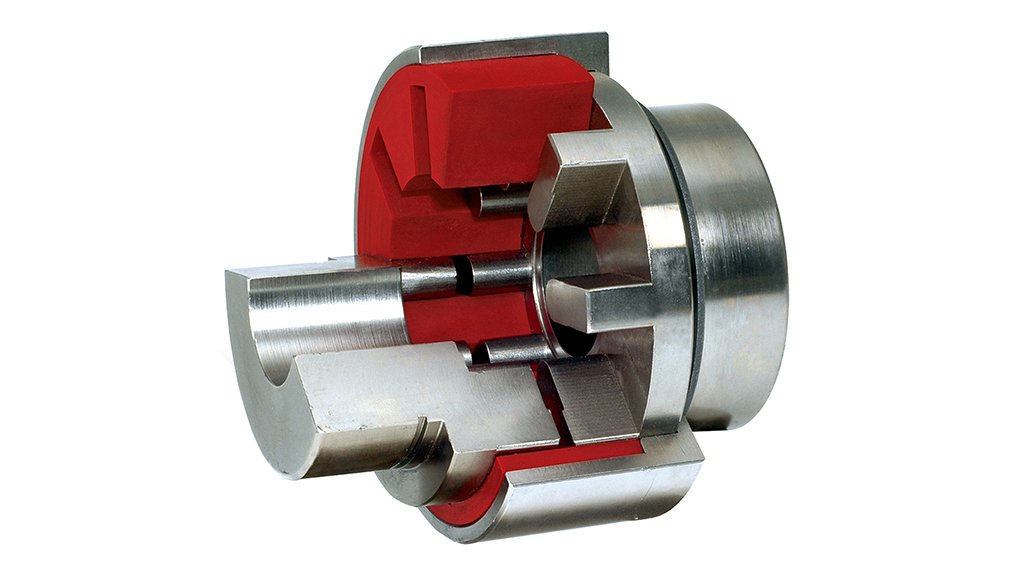 A cut through view of a Timken Quick Flex coupling