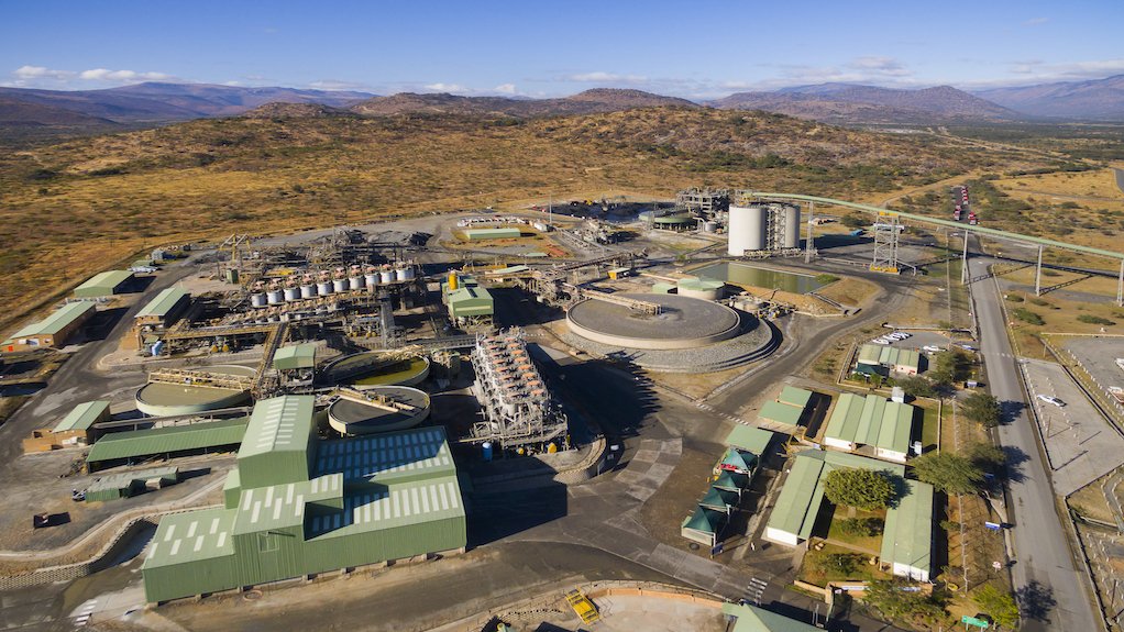 Aerial view of the Two Rivers platinum mine