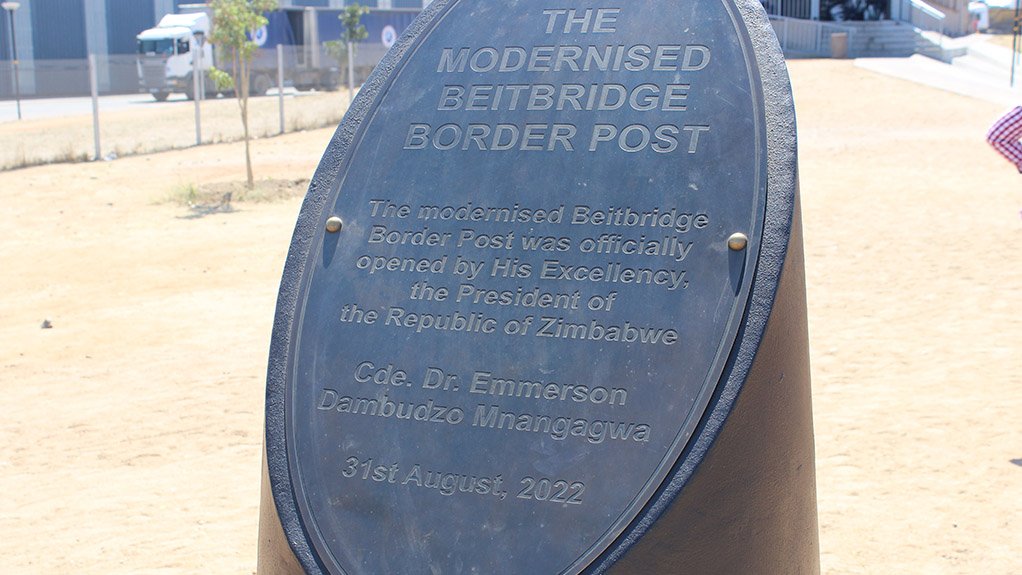 Zimbabwe President Emmerson Mnangagwa officially opened the border post in Zimbabwe in late August 