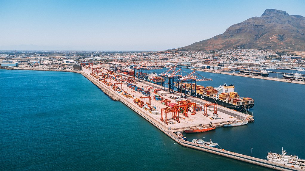 Port of Cape Town aerial view