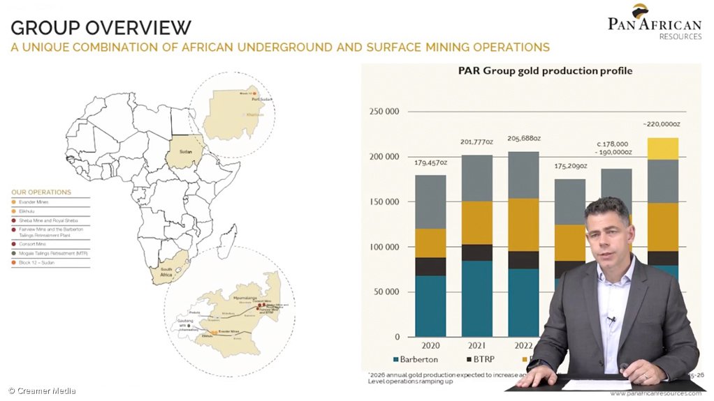 Pan African Resources CEO Cobus Loots.