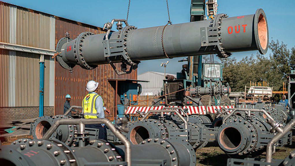 Pipe structures for MACH Reactor.