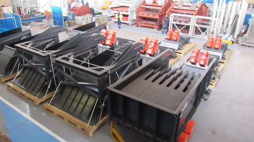 Image of the locally produced Sandvik screen package
