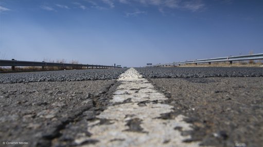 Markings on a road