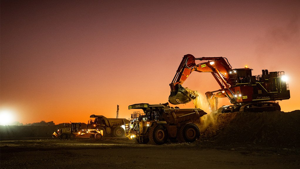 Image of equipment at the Motheo mine