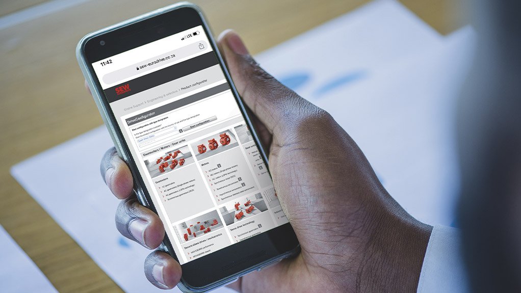 SEW-EURODRIVE's online purchasing portal allows customers to be in touch from anywhere at any time
