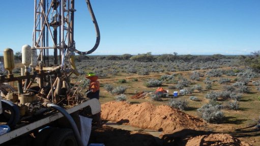 Image of drill rig at the Samphire project