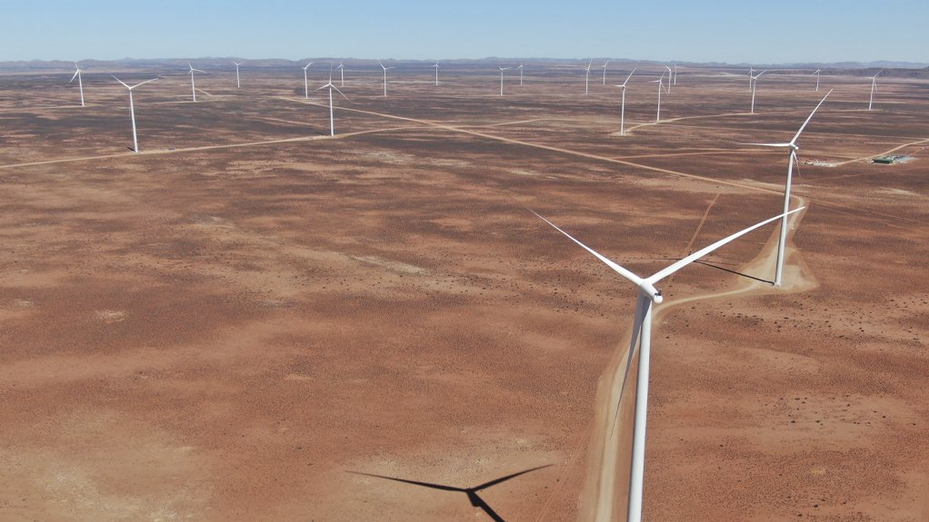 An image of wind turbines at the Kangnas wind farm