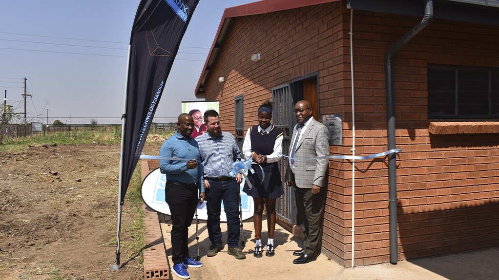 The ablution block was officially opened recently by representatives of Sandvik Mining and Rock Solutions, Adopt-a-School Foundation and Moldilati Secondary School