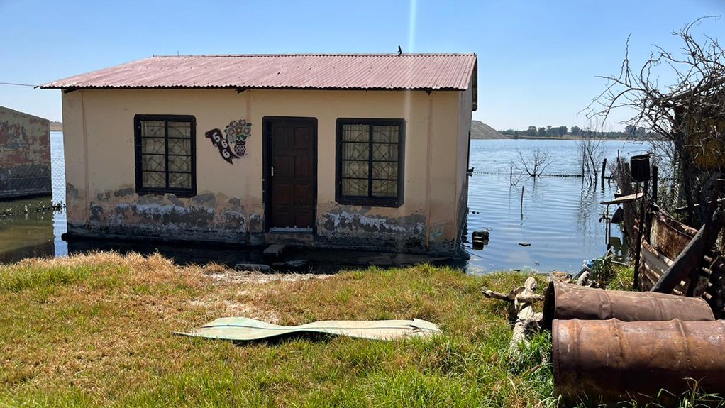 RDP houses washed away with sewage