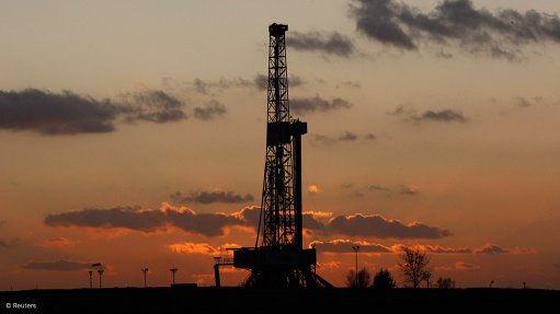 Image shows a drilling rig