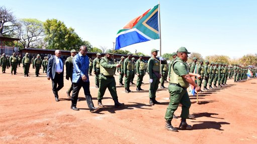 President Cyril Ramaphosa attends the launch of the Border Management Authority