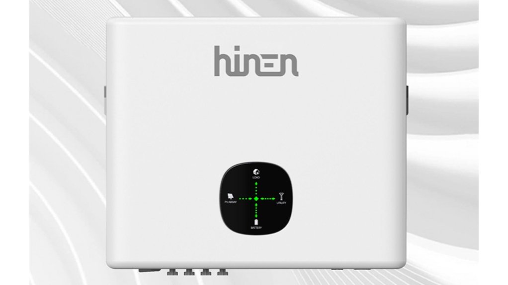 An image of one of the Hinen H6000E inverter