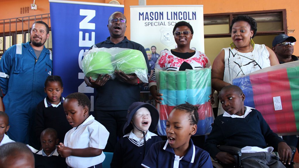 Engen donated tableware, crockery and other essential items 