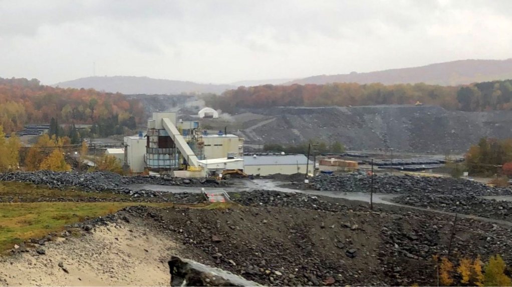 Northern Graphite's processing plant in Quebec, Canada.