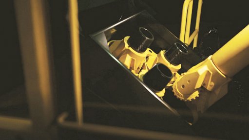 Image of Automatic bit changer for Epiroc's blasthole drill rigs