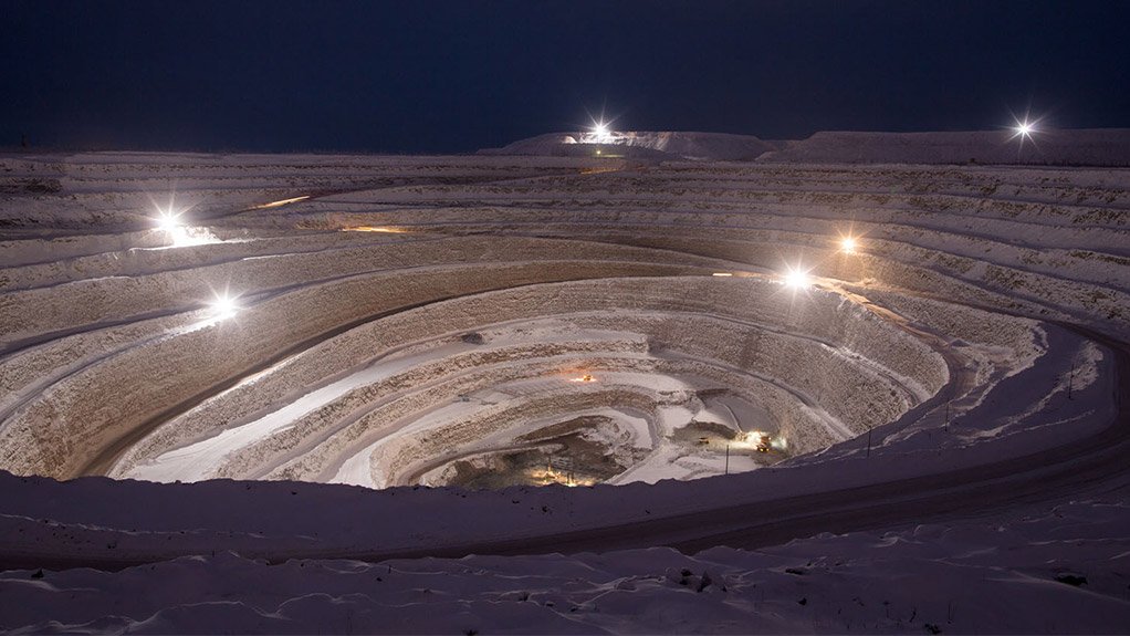 A diamond mine operated by Alrosa