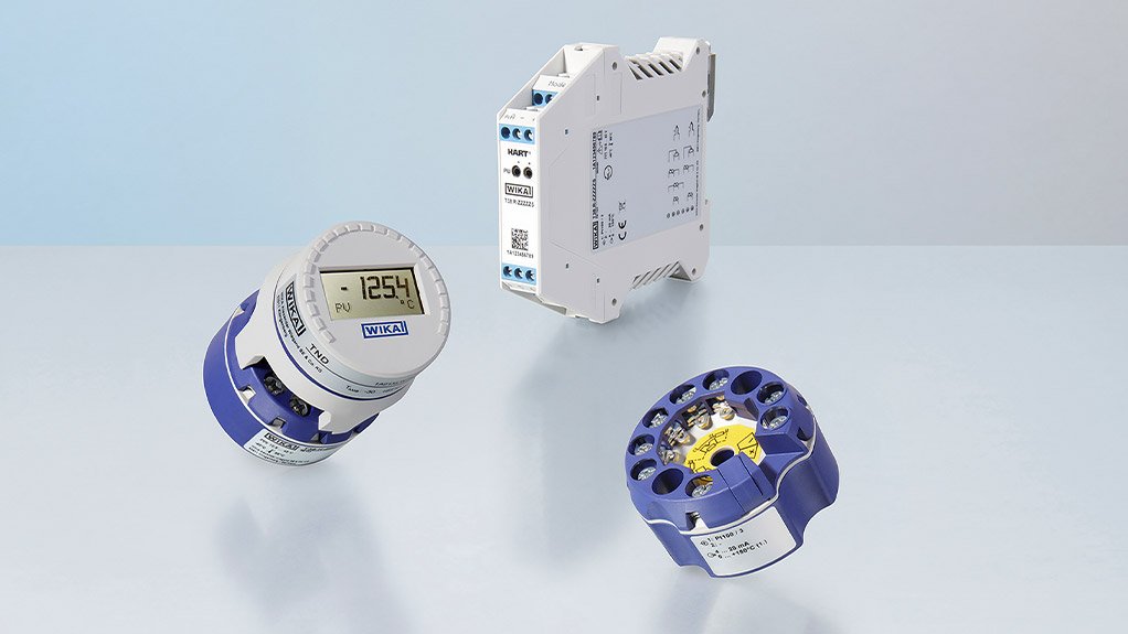 Image of a digital temperature transmitter from WIKA